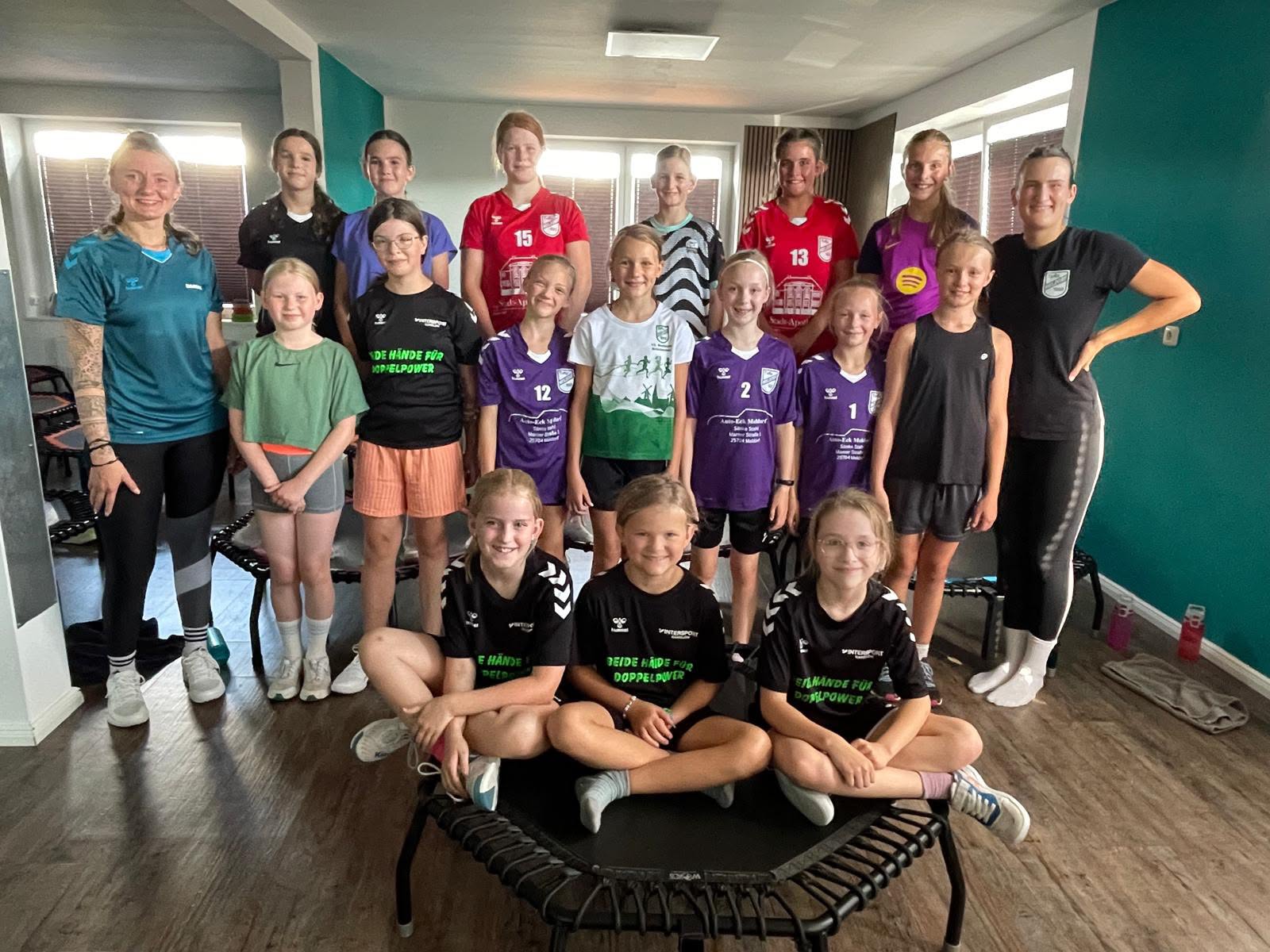 Sportmannschaft Training beim Workout