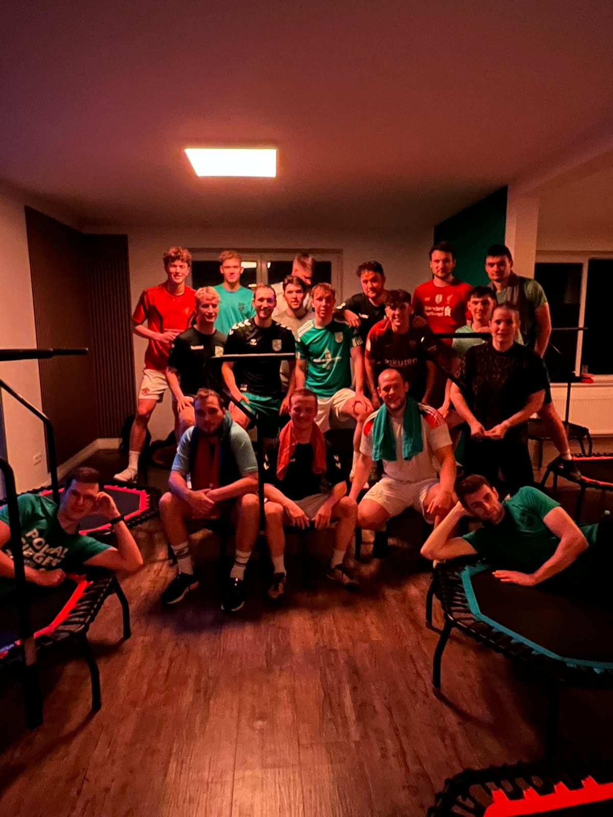 Teamgeist und Power in der Gruppe